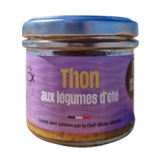 Rillettes de la mer thon aux légumes d'été Vendanges vins Lausanne épicerie fine